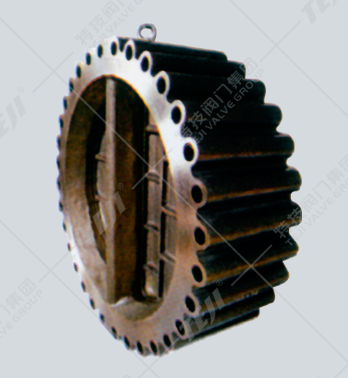 凸耳對(duì)夾雙瓣式止回閥