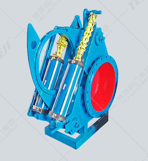 氣動(dòng)盲板閥